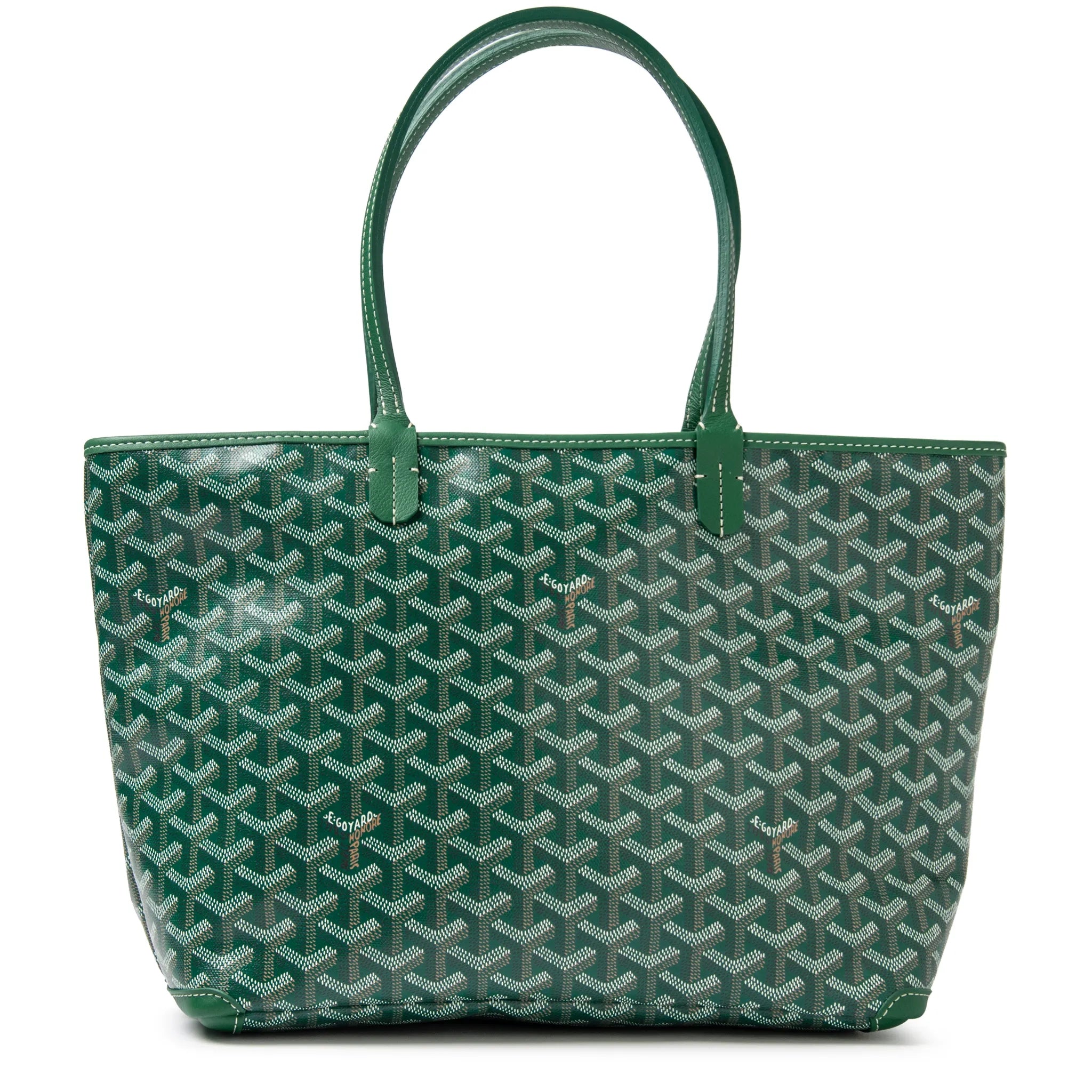 Front View of Goyard Artois PM Bag Green ARTOISPMLTY09CL09P